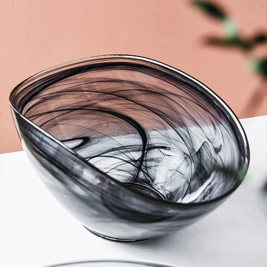 Saladier En Verre Irrégulier Design Contemporain 2