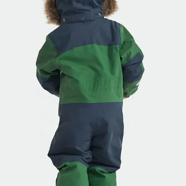 Salopette de ski pour enfants avec capuche et coupe-vent 1