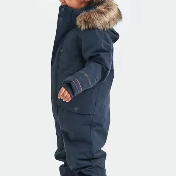 Salopette de ski pour enfants avec capuche et coupe-vent 4