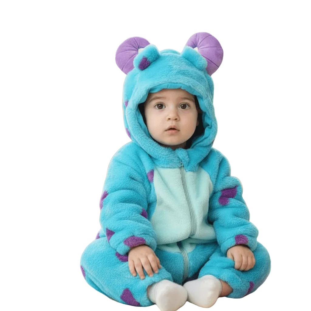 Salopette pour Bébé Motifs Animaux Confortable 0