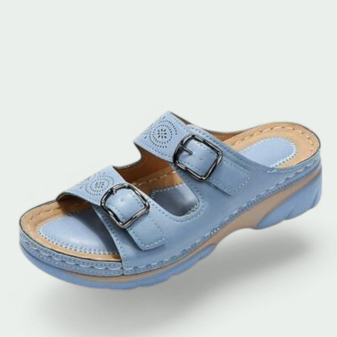 Sandales Femme à Talon Large en Simili Cuir 0