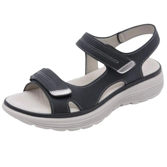 Sandales Femmes Confortables Velcro Tissu Respirant Semelle Antidérapante 0