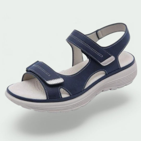 Sandales Femmes Confortables Velcro Tissu Respirant Semelle Antidérapante 4