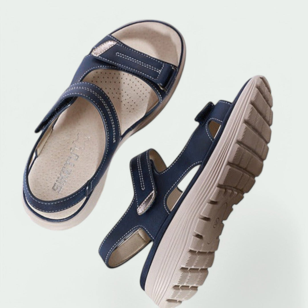 Sandales Femmes Modernes en Textile Doux avec Semelle Amortissante 4
