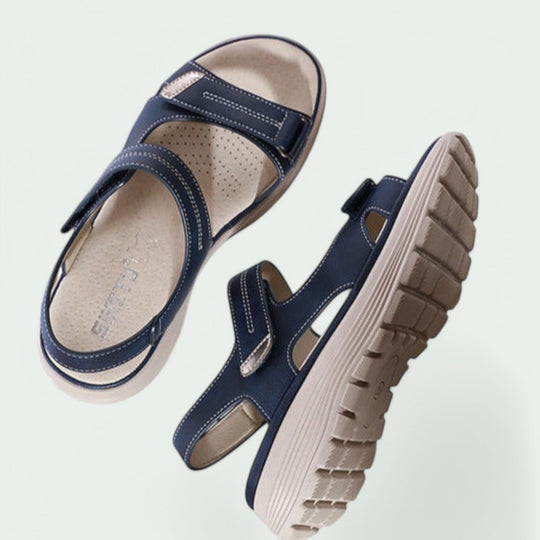 Sandales Femmes Modernes en Textile Doux avec Semelle Amortissante 4