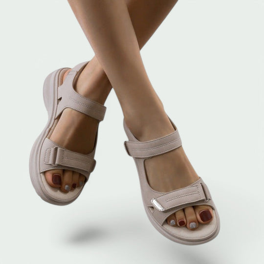 Sandales Femmes Modernes en Textile Doux avec Semelle Amortissante 5