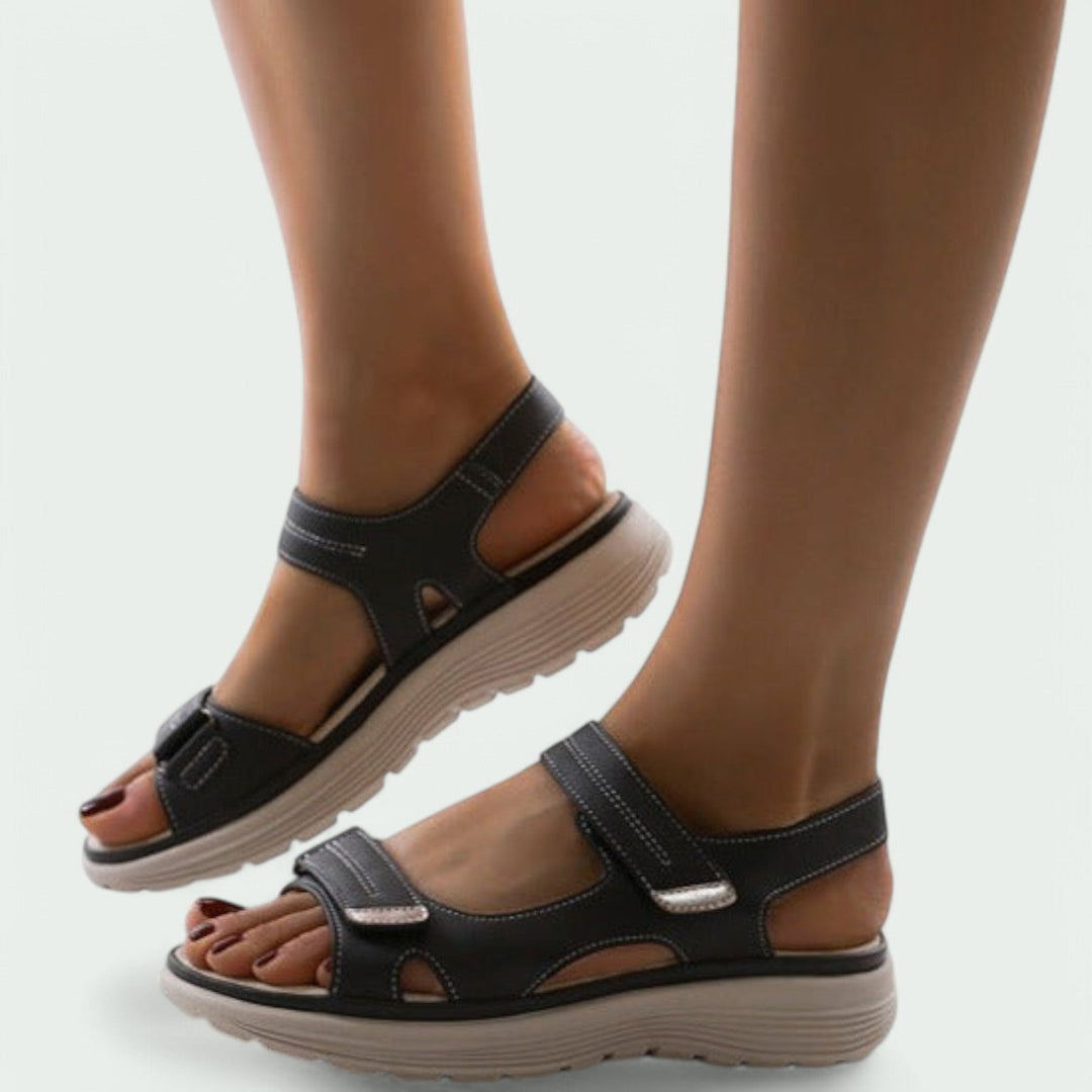 Sandales Femmes Modernes en Textile Doux avec Semelle Amortissante 7
