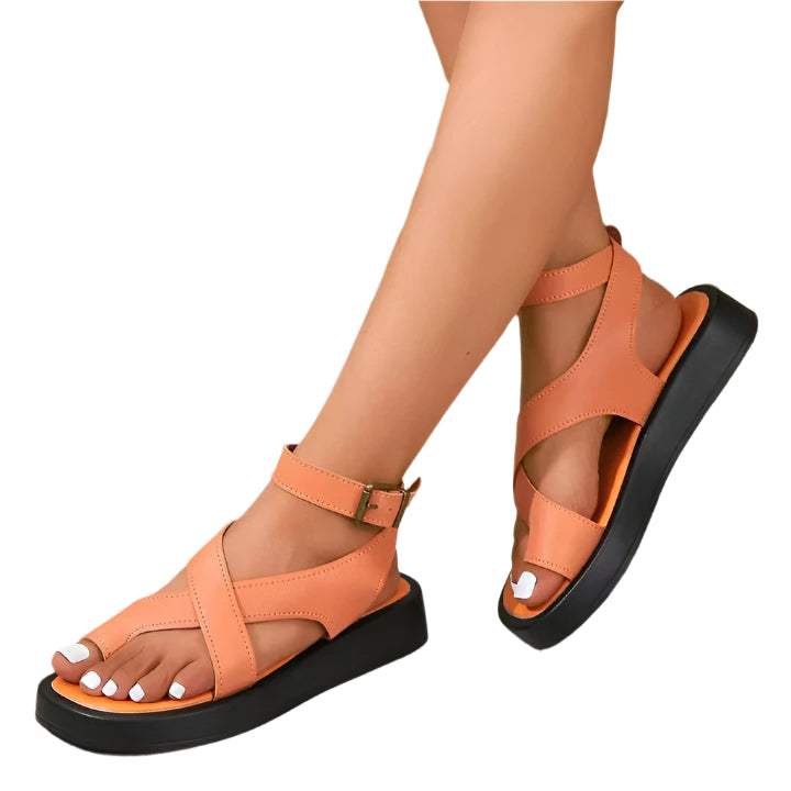 Sandales Gladiateur Épaisses pour Femmes, Style Tendance 0