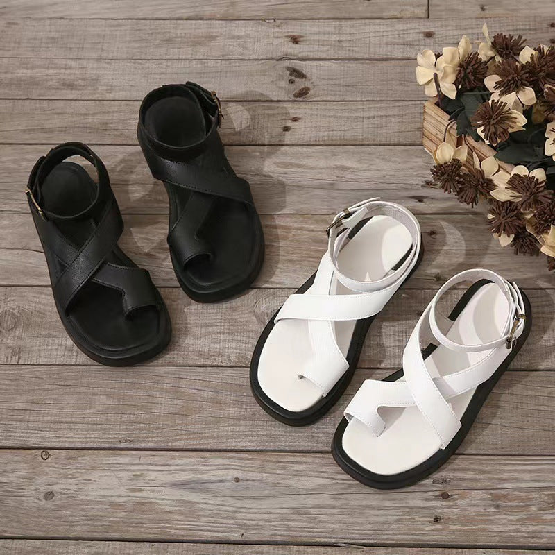 Sandales Gladiateur Épaisses pour Femmes, Style Tendance 7