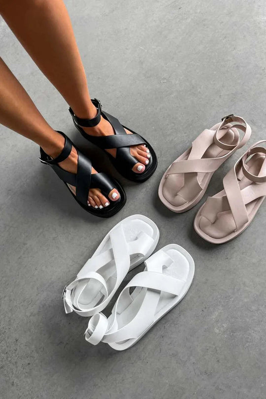 Sandales Gladiateur Épaisses pour Femmes, Style Tendance 8