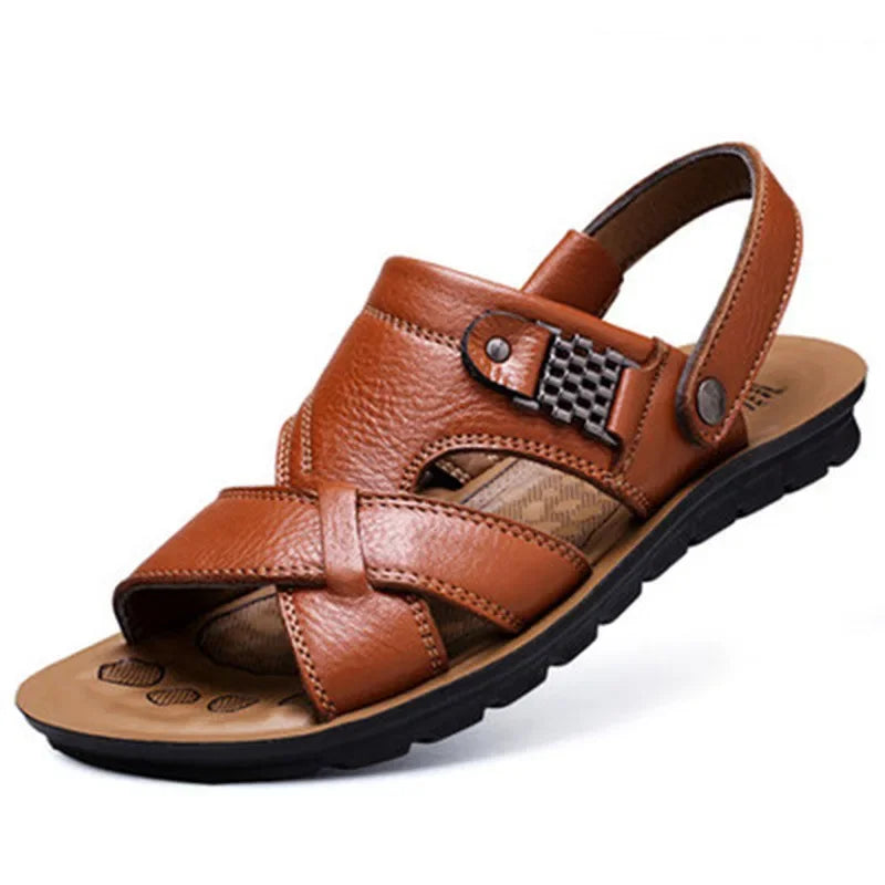 Sandales pour Hommes en Cuir Respirant 1