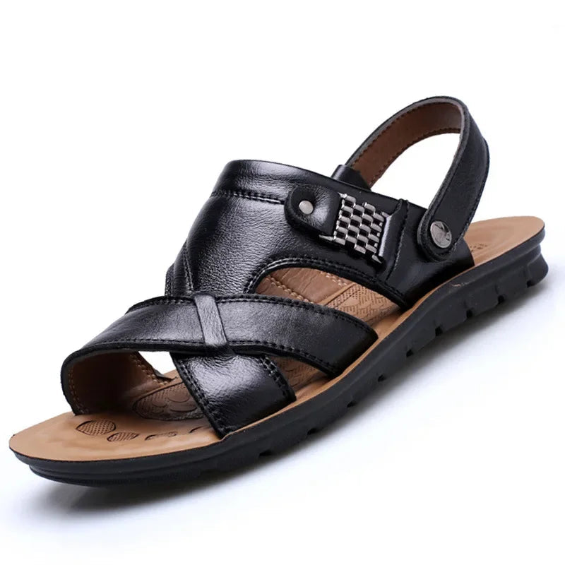 Sandales pour Hommes en Cuir Respirant 2