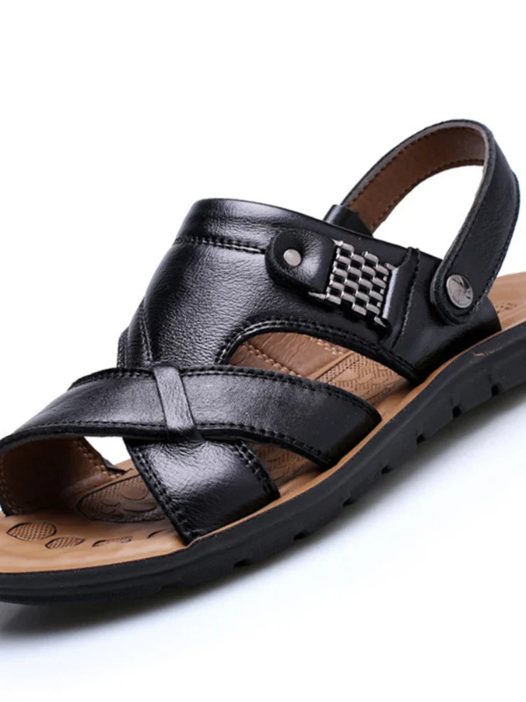 Sandales pour Hommes en Cuir Respirant 3