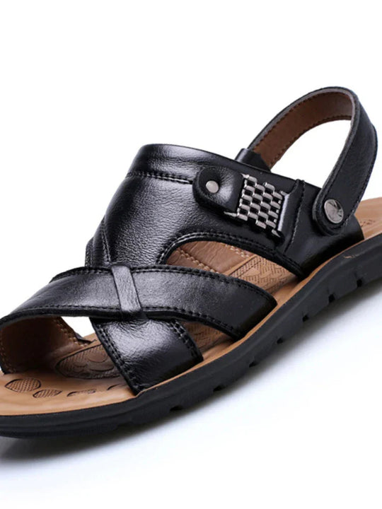 Sandales pour Hommes en Cuir Respirant 3