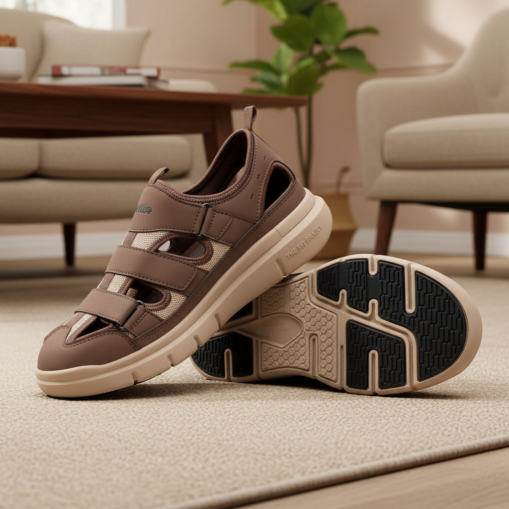 Sandales pour hommes confortables avec soutien de la voûte plantaire 1
