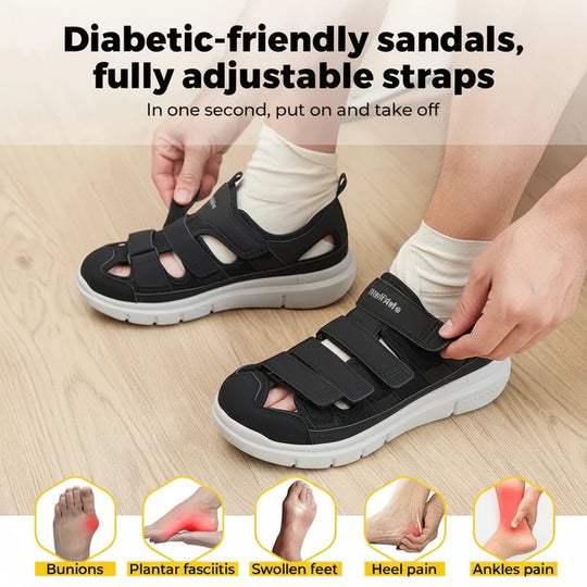Sandales pour hommes confortables avec soutien de la voûte plantaire 4