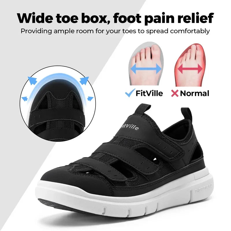 Sandales pour hommes confortables avec soutien de la voûte plantaire 5