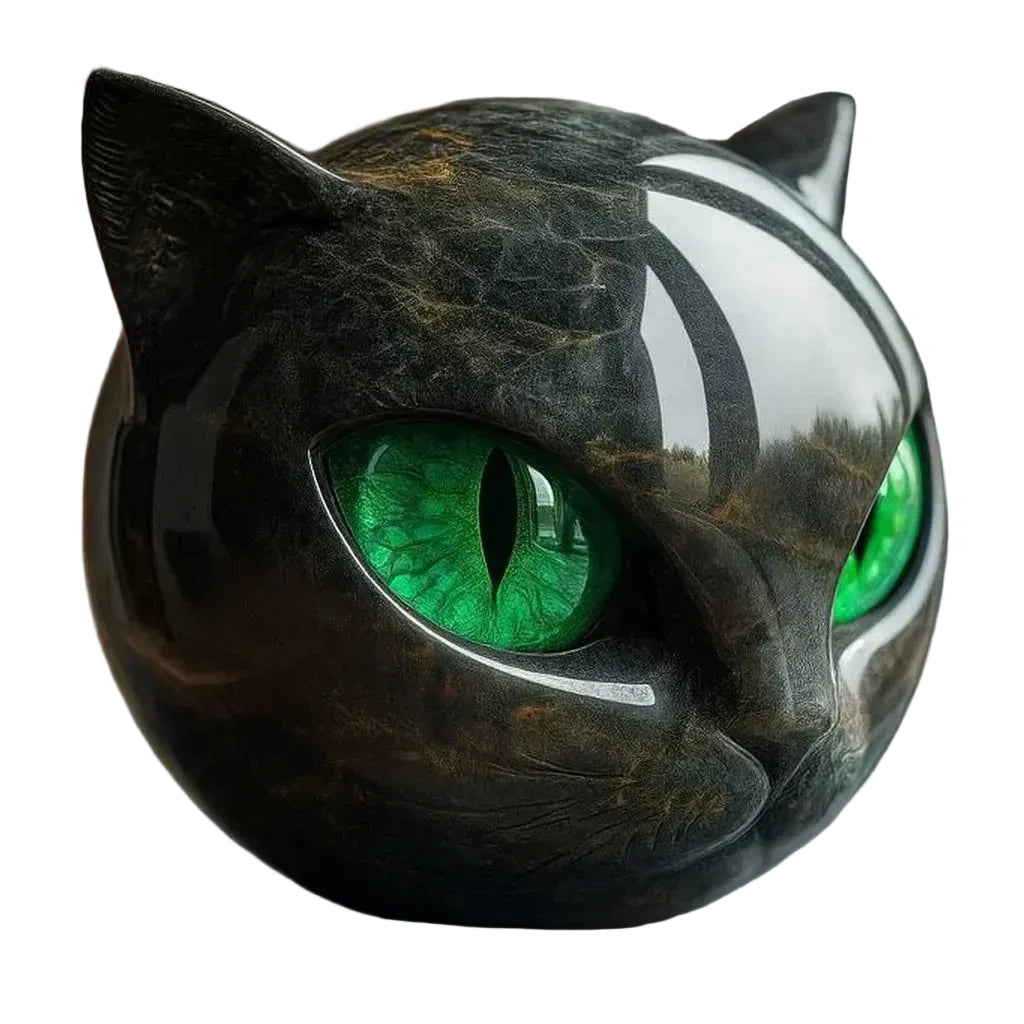 Sculpture Tête de Chat Moderne pour Décoration Intérieure 0