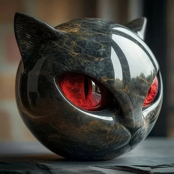 Sculpture Tête de Chat Moderne pour Décoration Intérieure 2