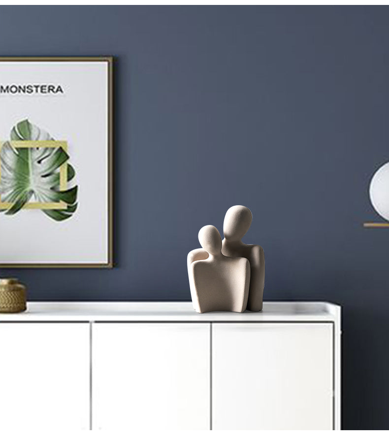 Sculpture en Céramique Abstraite pour Décoration 1