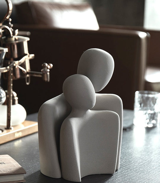 Sculpture en Céramique Abstraite pour Décoration 4