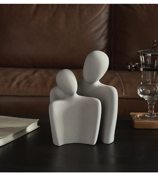 Sculpture en Céramique Abstraite pour Décoration 8