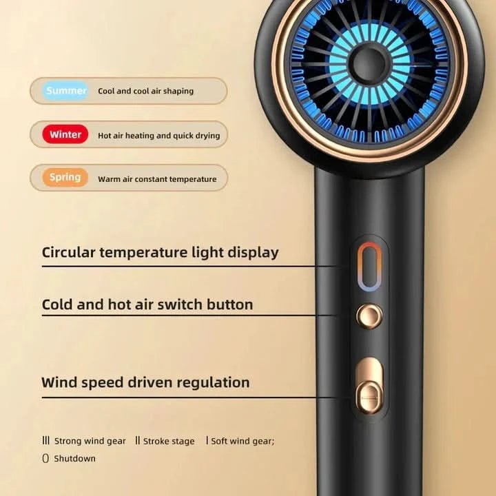 Sèche-cheveux 2400W avec Technologie Ionique 5