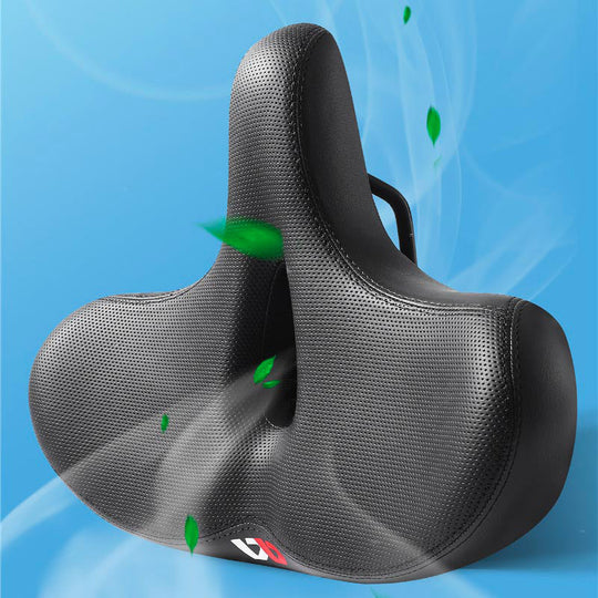 Selle de Vélo Extra Large Confortable Ergonomique en PU Simili Cuir 1