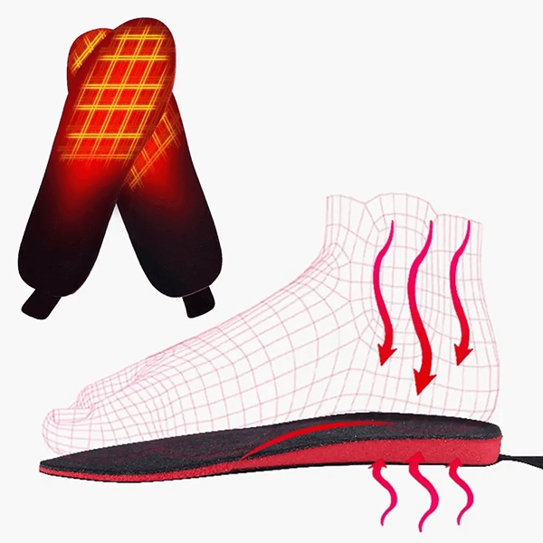 Semelles Électriques Chauffantes pour Hommes et Femmes 2