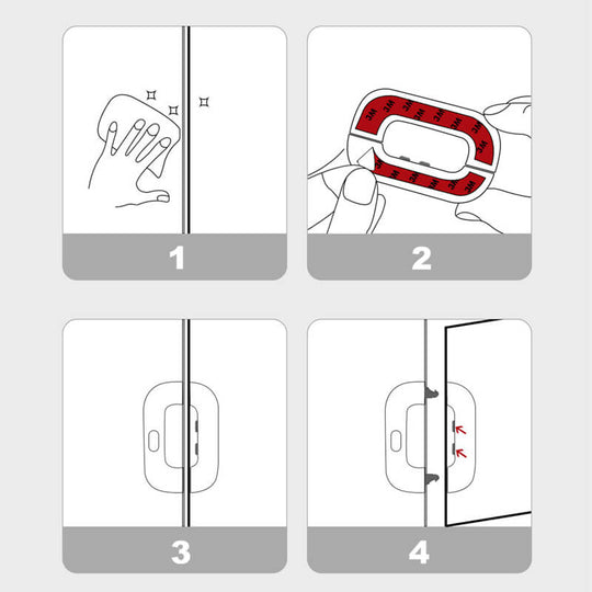 Serrure de Porte de Réfrigérateur Moderne et Sécurisée 5