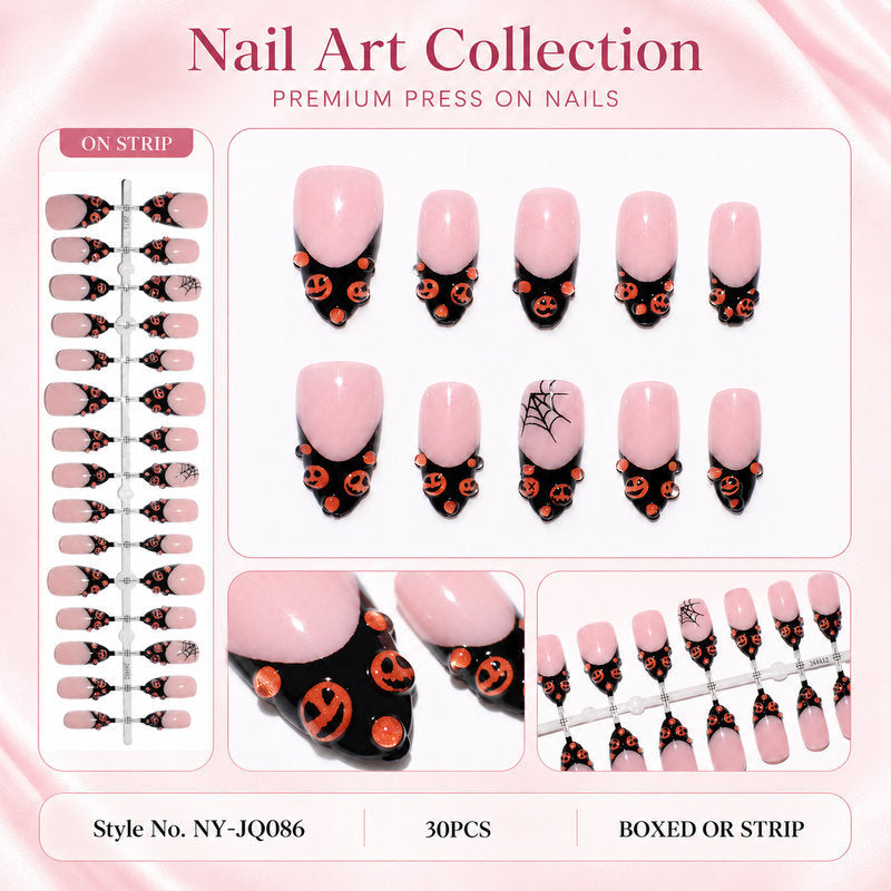 Set d'Ongles à Pression Thème Halloween pour Femme 6