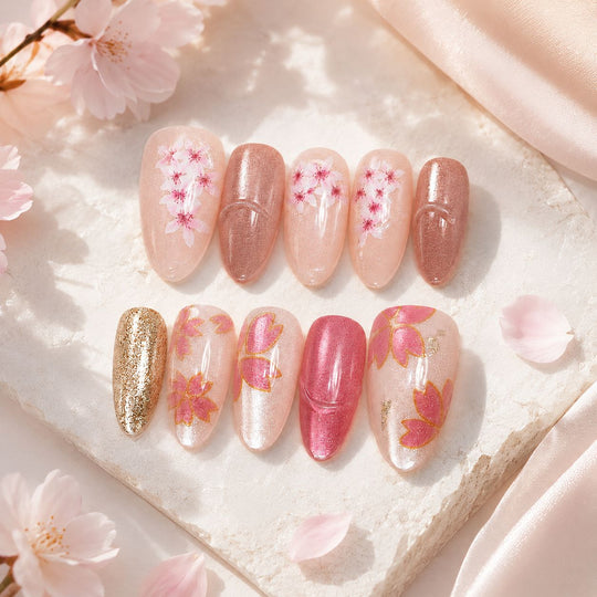 Set d'ongles pour femmes avec designs variés 3