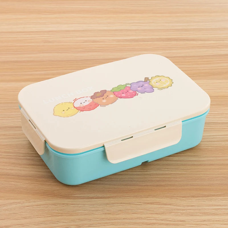 Set de Boîte à Lunch Illustrée pour Enfants - Boîte à Gouter Pratique et Colorée 5