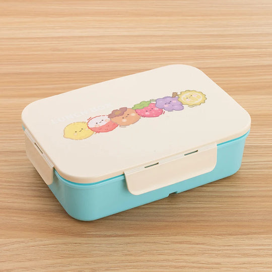 Set de Boîte à Lunch Illustrée pour Enfants - Boîte à Gouter Pratique et Colorée 5