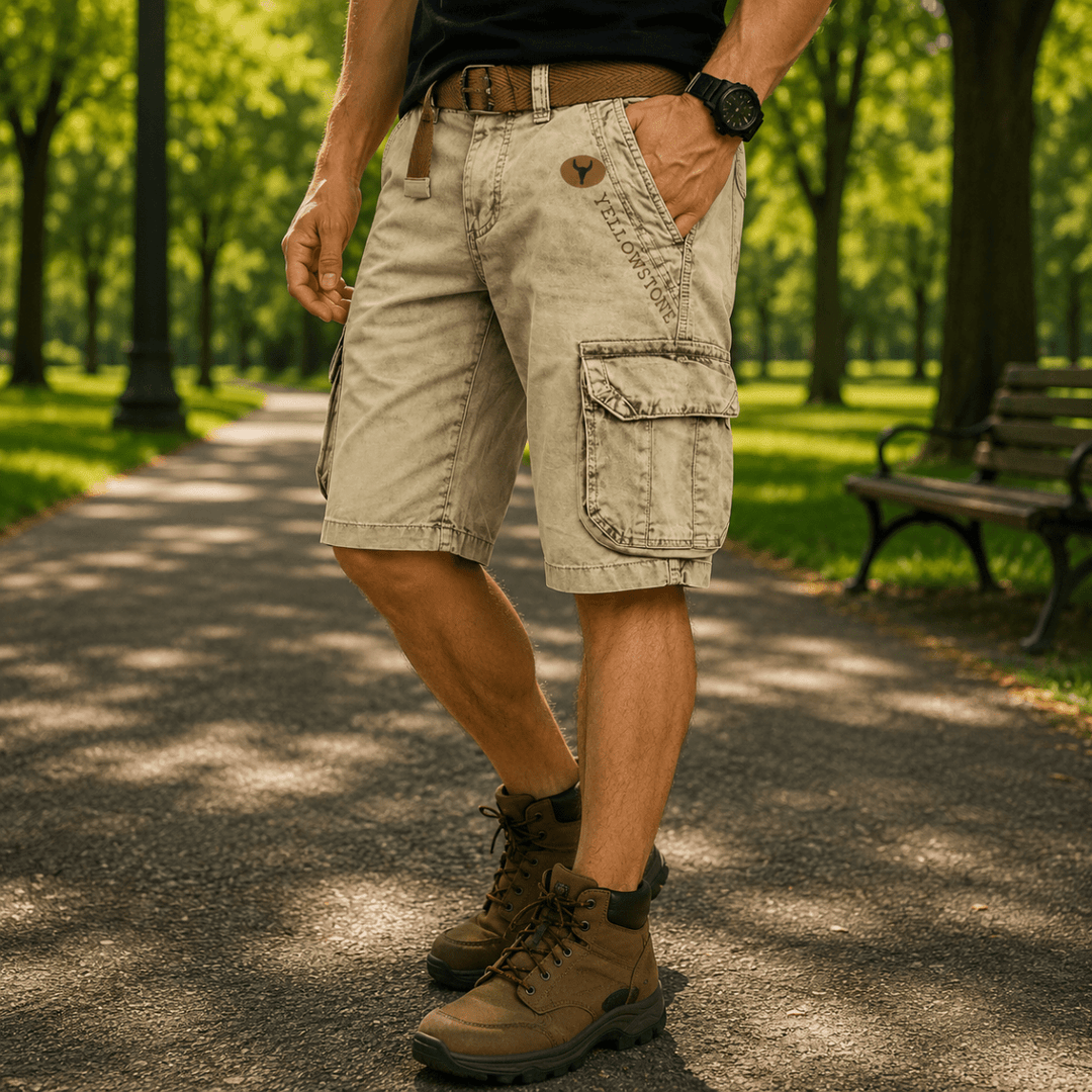 Short Cargo Homme Pratique Avec Poches Utilitaires 2