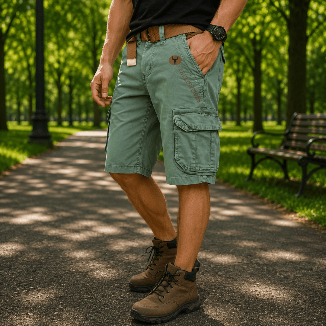 Short Cargo Homme Pratique Avec Poches Utilitaires 3