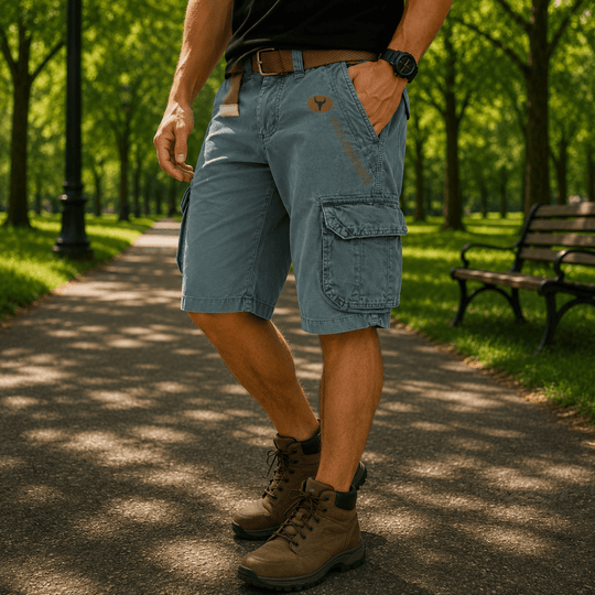 Short Cargo Homme Pratique Avec Poches Utilitaires 4