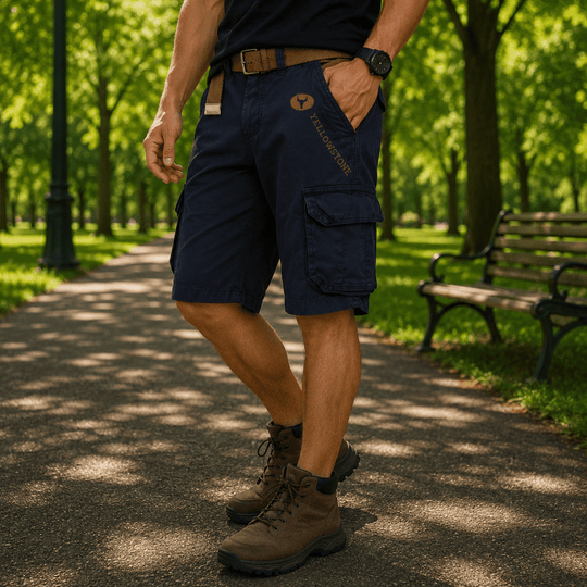 Short Cargo Homme Pratique Avec Poches Utilitaires 5