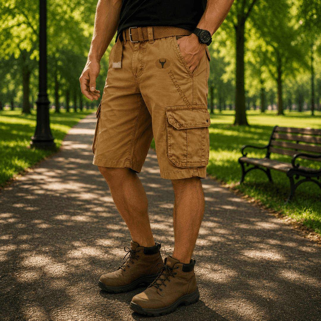 Short Cargo Homme Pratique Avec Poches Utilitaires 6