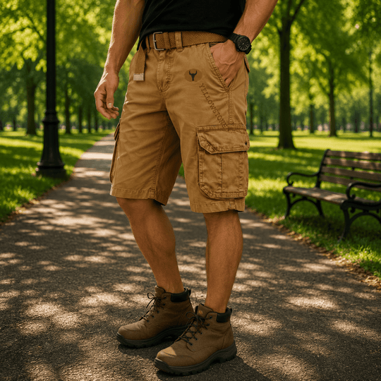 Short Cargo Homme Pratique Avec Poches Utilitaires 6