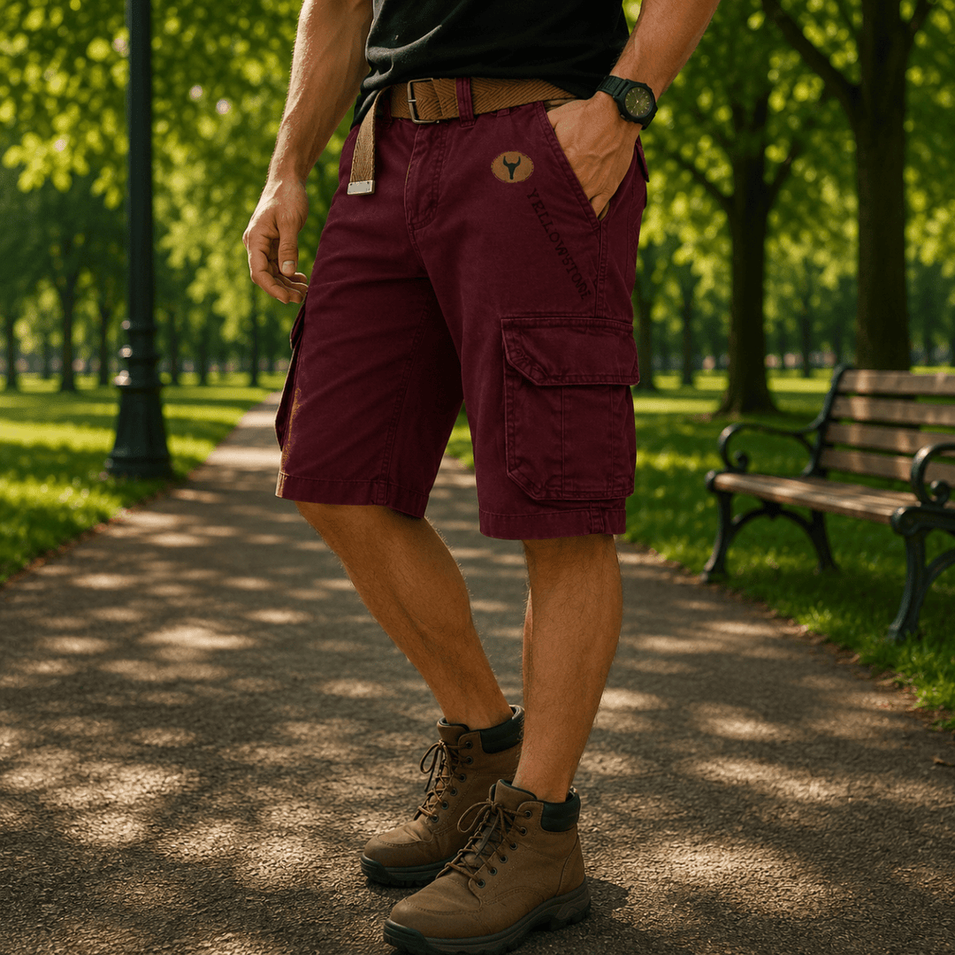 Short Cargo Homme Pratique Avec Poches Utilitaires 7