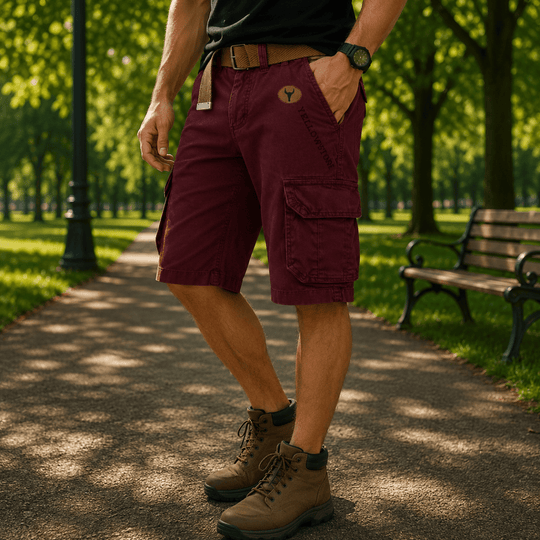 Short Cargo Homme Pratique Avec Poches Utilitaires 7