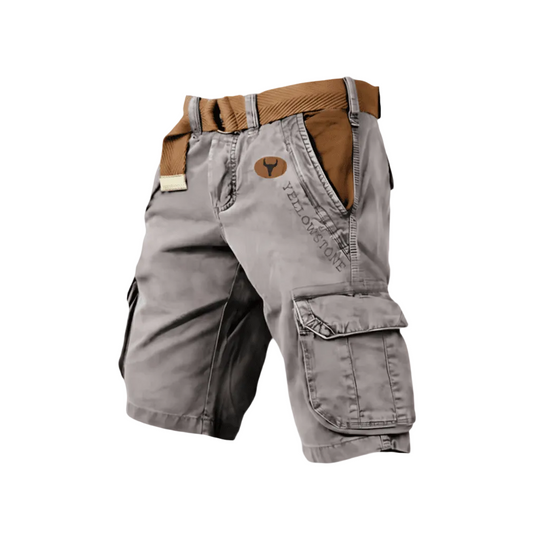 Short Homme Cargo Pratique et Confortable avec Poches Multiples 0