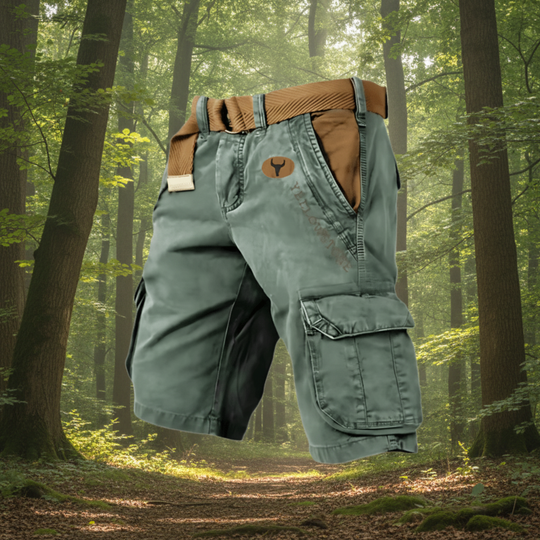 Short Homme Cargo Pratique et Confortable avec Poches Multiples 8