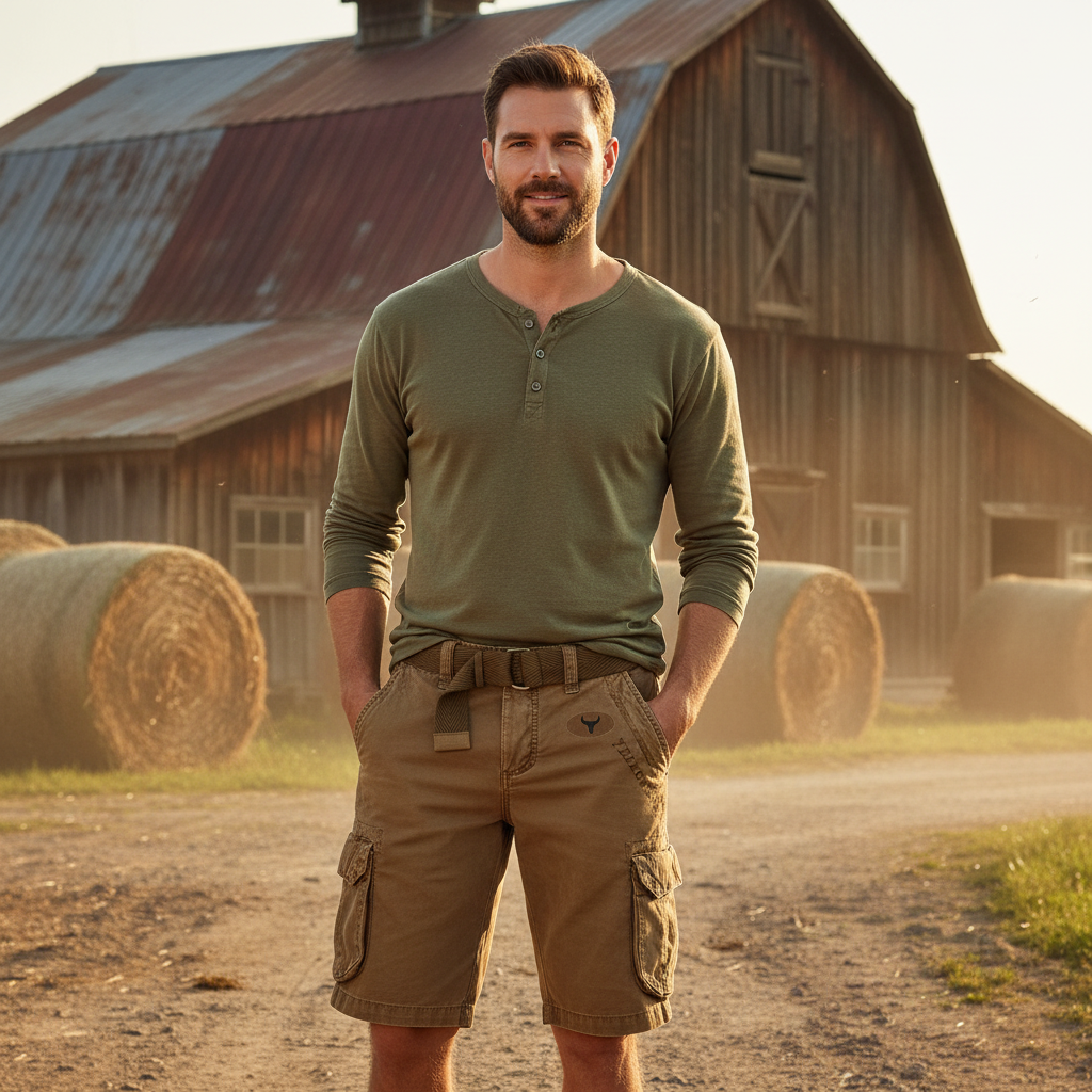 Short Homme Cargo Pratique et Confortable pour Activités de Plein Air 1
