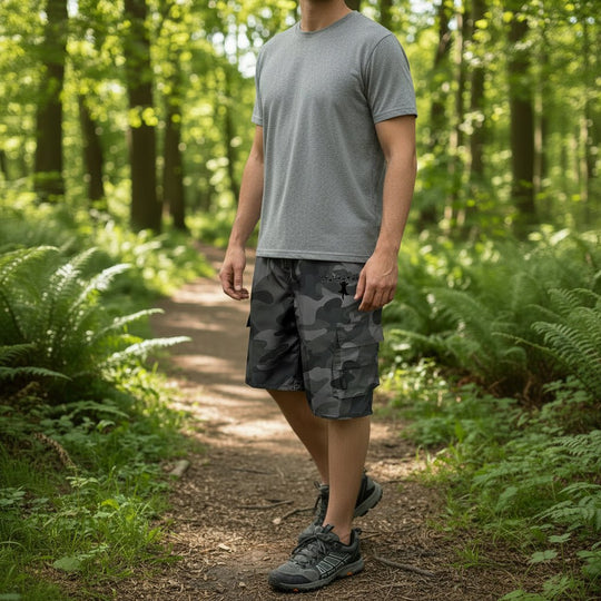 Short d'été pour hommes avec poches utilitaires 3
