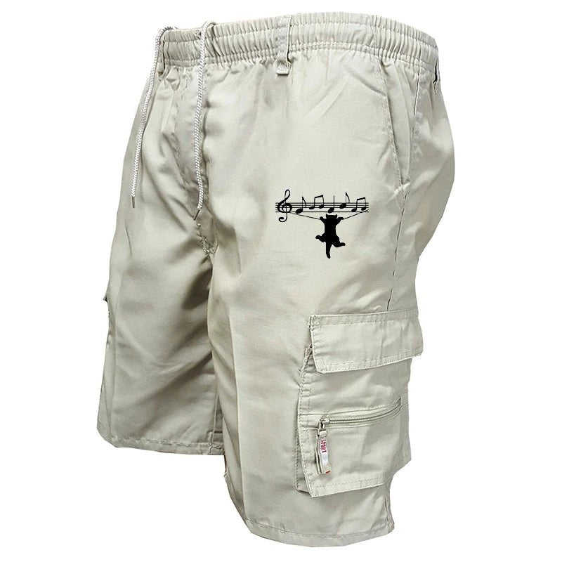 Short d'été pour hommes avec poches utilitaires 7