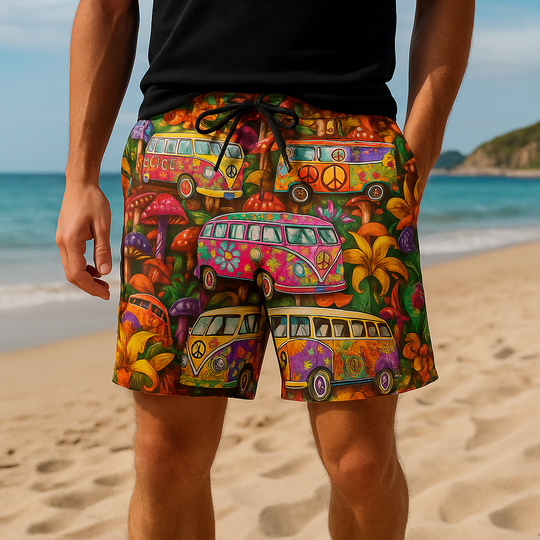 Short de Bain pour Hommes Design Graffiti 1