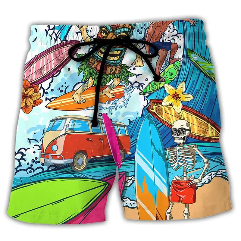 Short de Bain pour Hommes Design Graffiti 3