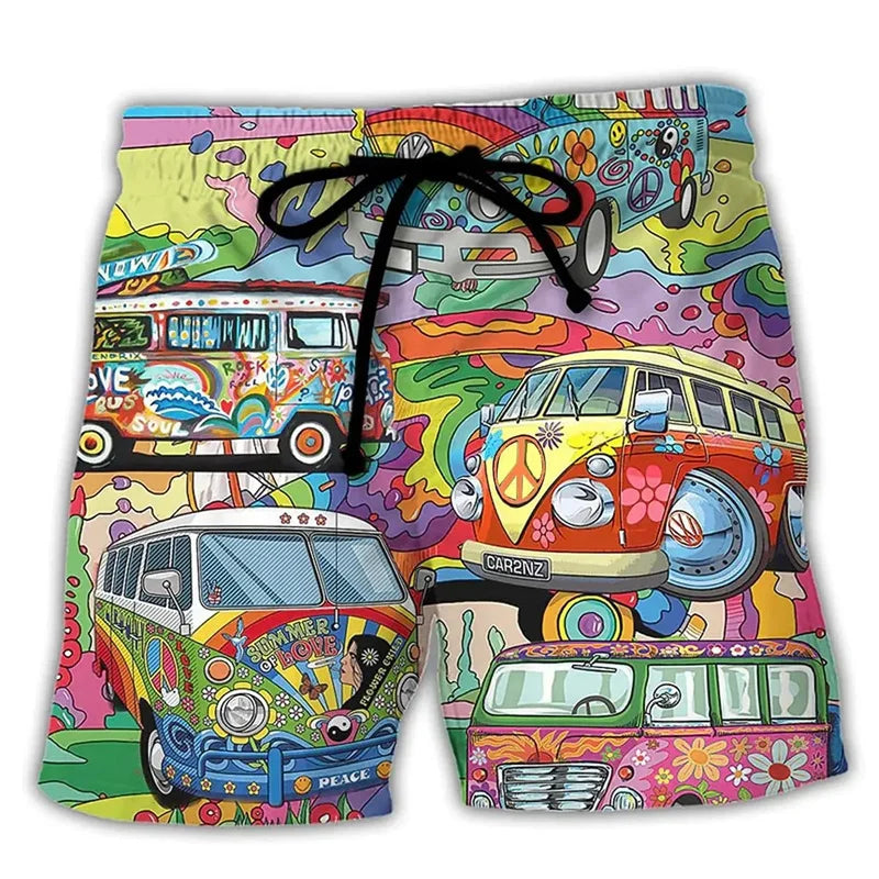 Short de Bain pour Hommes Design Graffiti 5